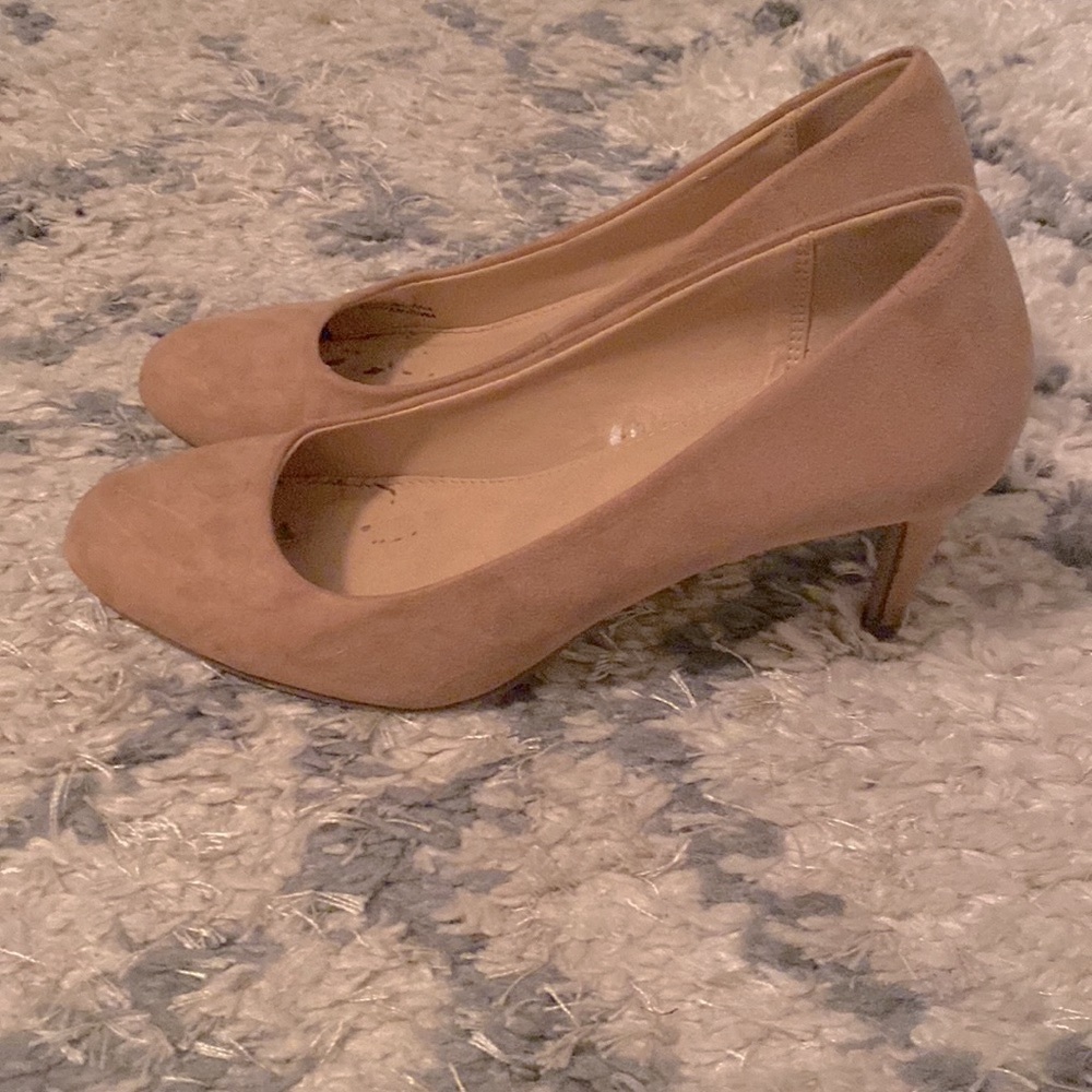 Forever 21 Tan Heels Pumps Sz 8